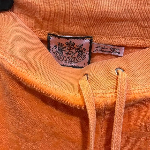 juicy couture orange capri and short sleeve zip up tracksuit - Picture 7 of 7